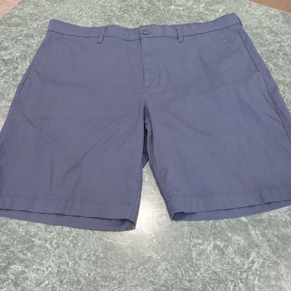 English Laundry Mens Size 38 Blue CEO Midway Bermuda Shorts 9 Inch Inseam Flaw